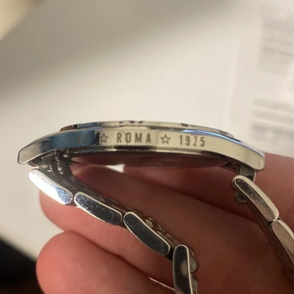 FENDI WATCH men’s stainless steel, crystal watch WORKS